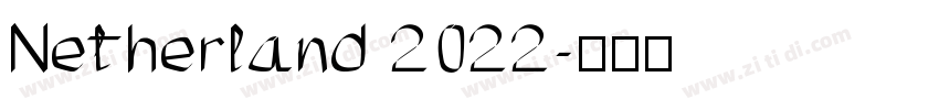 Netherland 2022字体转换